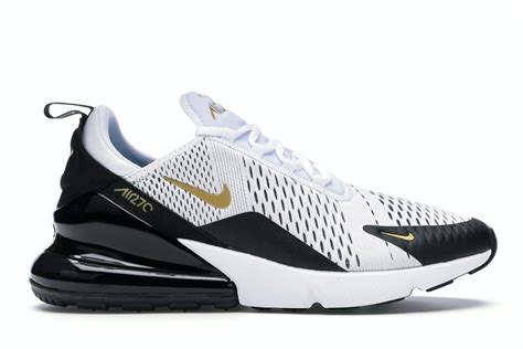 nike air max 270 weiß schwarz gold|air max 270 new release.